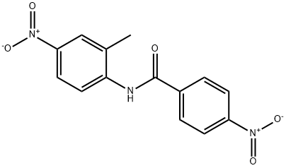 Benzamide, N-(2-methyl-4-nitrophenyl)-4-nitro- Structure