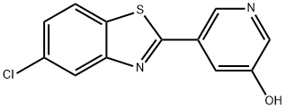 3-Pyridinol, 5-(5-chloro-2-benzothiazolyl)- Structure