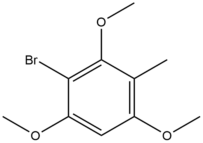 2-Bromo-1,3,5-trimethoxy-4-methylbenzene Structure