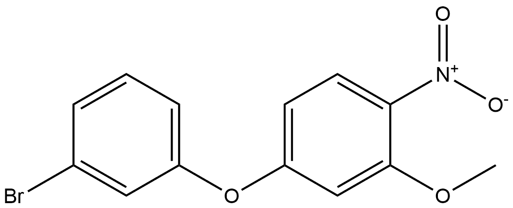 4-(3-bromophenoxy)-2-methoxy-1-nitrobenzene Structure