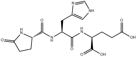 L-Glutamic acid, N-[N-(5-oxo-L-prolyl)-L-histidyl]- (9CI) Structure