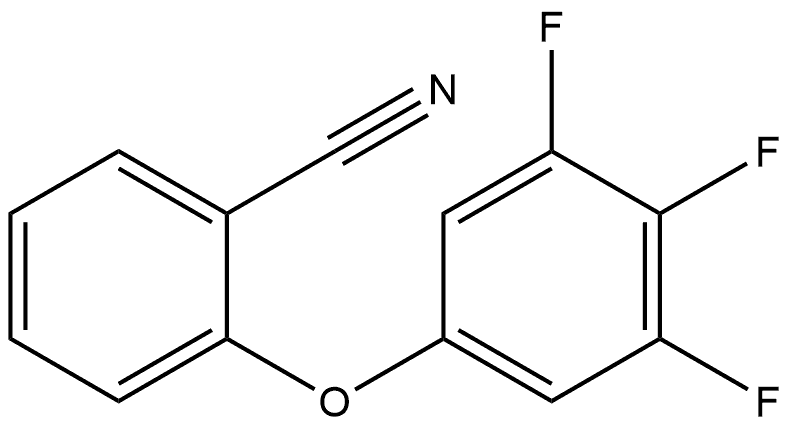 Benzonitrile, 2-(3,4,5-trifluorophenoxy)-,1412761-01-3,结构式