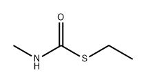 Carbamothioic acid, N-methyl-, S-ethyl ester Structure