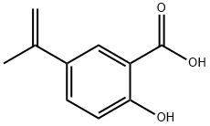 2-羟基-5-(1-甲基乙烯基)苯甲酸,141328-71-4,结构式