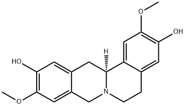 6H-Dibenzo[a,g]quinolizine-3,11-diol, 5,8,13,13a-tetrahydro-2,10-dimethoxy-, (13aS)- Structure