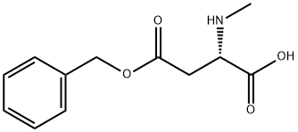 L-Aspartic acid, N-methyl-, 4-(phenylmethyl) ester Structure
