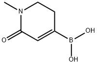 Boronic acid, B-(1,2,5,6-tetrahydro-1-methyl-2-oxo-4-pyridinyl)- Struktur