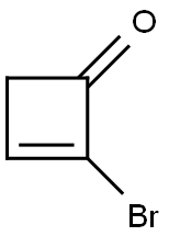 2-bromocyclobut-2-en-1-one Struktur