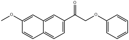 1-(7-Methoxynaphthalen-2-yl)-2-phenoxyethanone Struktur