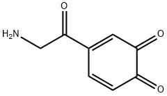 3,5-Cyclohexadiene-1,2-dione, 4-(2-aminoacetyl)- Struktur