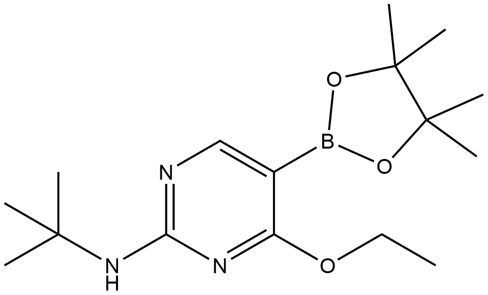 N-(1,1-Dimethylethyl)-4-ethoxy-5-(4,4,5,5-tetramethyl-1,3,2-dioxaborolan-2-yl... 结构式