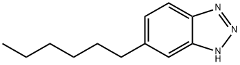 1H-Benzotriazole, 6-hexyl- Structure