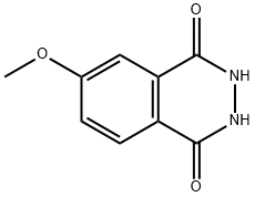 1,4-Phthalazinedione, 2,3-dihydro-6-methoxy- 化学構造式