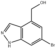 1H-Indazole-4-methanol, 6-bromo- Struktur