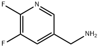 3-Pyridinemethanamine, 5,6-difluoro- Struktur