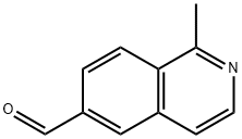 1-甲基异喹啉-6-甲醛, 1416713-19-3, 结构式