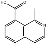 1-Methylisoquinoline-8-carboxylic acid 化学構造式