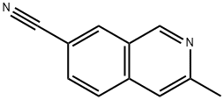 3-Methylisoquinoline-7-carbonitrile 结构式