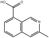 8-Isoquinolinecarboxylic acid, 3-methyl- Structure