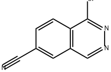 6-Phthalazinecarbonitrile, 1-chloro- 化学構造式
