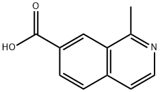 7-Isoquinolinecarboxylic acid, 1-methyl- Struktur