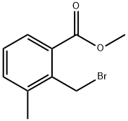 Benzoic acid, 2-(bromomethyl)-3-methyl-, methyl ester Structure