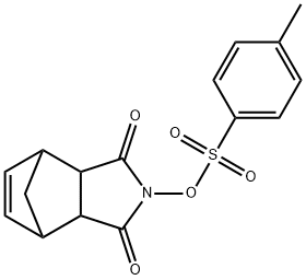 4,7-Methano-1H-isoindole-1,3(2H)-dione, 3a,4,7,7a-tetrahydro-2-[[(4-methylphenyl)sulfonyl]oxy]- 化学構造式