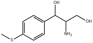 1,3-Propanediol, 2-amino-1-[4-(methylthio)phenyl]-,14172-52-2,结构式