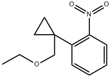 1-(1-(ethoxymethyl)cyclopropyl)-2-nitrobenzene Structure