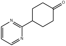 Cyclohexanone, 4-(2-pyrimidinyl)- Structure