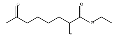 Octanoic acid, 2-fluoro-7-oxo-, ethyl ester