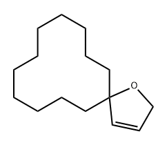 1-オキサスピロ[4.11]ヘキサデカ-3-エン 化学構造式