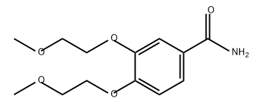 Benzamide, 3,4-bis(2-methoxyethoxy)- Structure