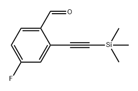 4-氟-2-((三甲基甲硅烷基)乙基)苯甲醛,1418758-52-7,结构式