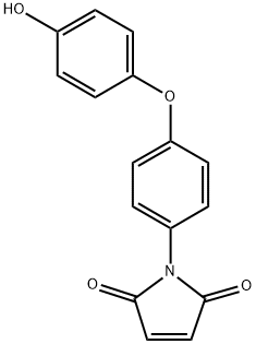 1H-Pyrrole-2,5-dione, 1-[4-(4-hydroxyphenoxy)phenyl]- Structure