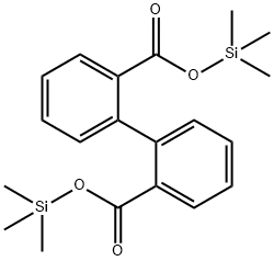 Bis(trimethylsilyl) [1,1''-biphenyl]-2,2''-dicarboxylate Structure