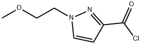 1H-Pyrazole-3-carbonyl chloride, 1-(2-methoxyethyl)- Structure