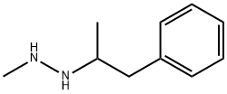 1-Methyl-2-(α-methylphenethyl)hydrazine 结构式