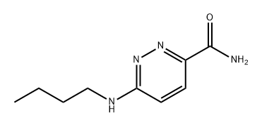 3-Pyridazinecarboxamide, 6-(butylamino)-,142054-69-1,结构式