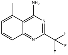 5-Methyl-2-(trifluoromethyl)quinazolin-4-amine Structure