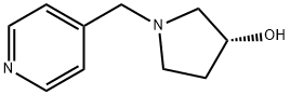 3-Pyrrolidinol, 1-(4-pyridinylmethyl)-, (3R)- Structure