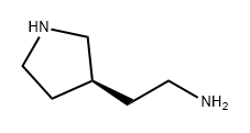 (S)-2-(吡咯烷-3-基)乙烷-1-胺,1421118-08-2,结构式