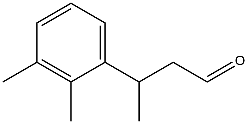 Benzenepropanal, β,2,3-trimethyl-,1421259-20-2,结构式