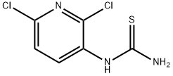 (2,6-Dichloropyridin-3-yl)thiourea Structure
