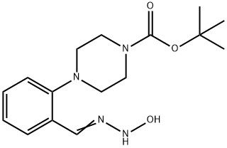 Tert-butyl 4-[2-[(Z)-N'-hydroxycarbamimidoyl]phenyl]piperazine-1-carboxylate Structure