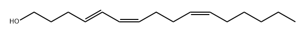 4,6,10-Hexadecatrien-1-ol, (4E,6Z,10Z)-,142143-85-9,结构式