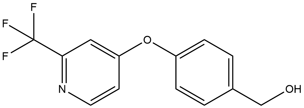 4-[[2-(Trifluoromethyl)-4-pyridinyl]oxy]benzenemethanol Structure