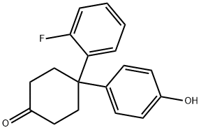 1421854-31-0 Cyclohexanone, 4-(2-fluorophenyl)-4-(4-hydroxyphenyl)-