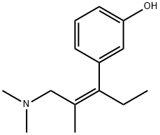 Phenol, 3-[(1Z)-3-(dimethylamino)-1-ethyl-2-methyl-1-propen-1-yl]- 化学構造式