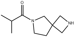 2-甲基-1-(2,6-二氮杂螺[3.4]辛烷-6-基)丙-1-酮 结构式